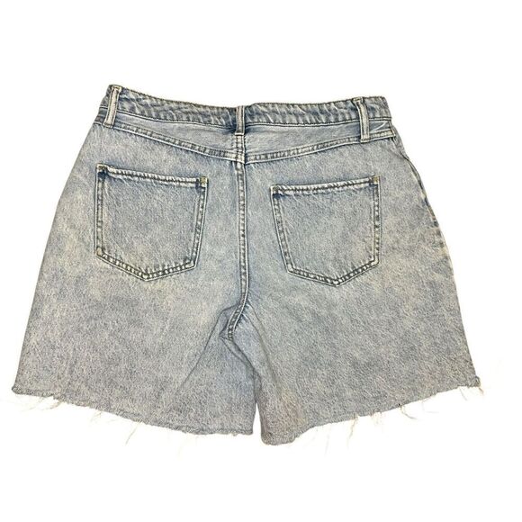 House of Harlow 1960 Women’s 29 Mom Cutoff Jean Shorts High Waisted Button Fly - Picture 4 of 5
